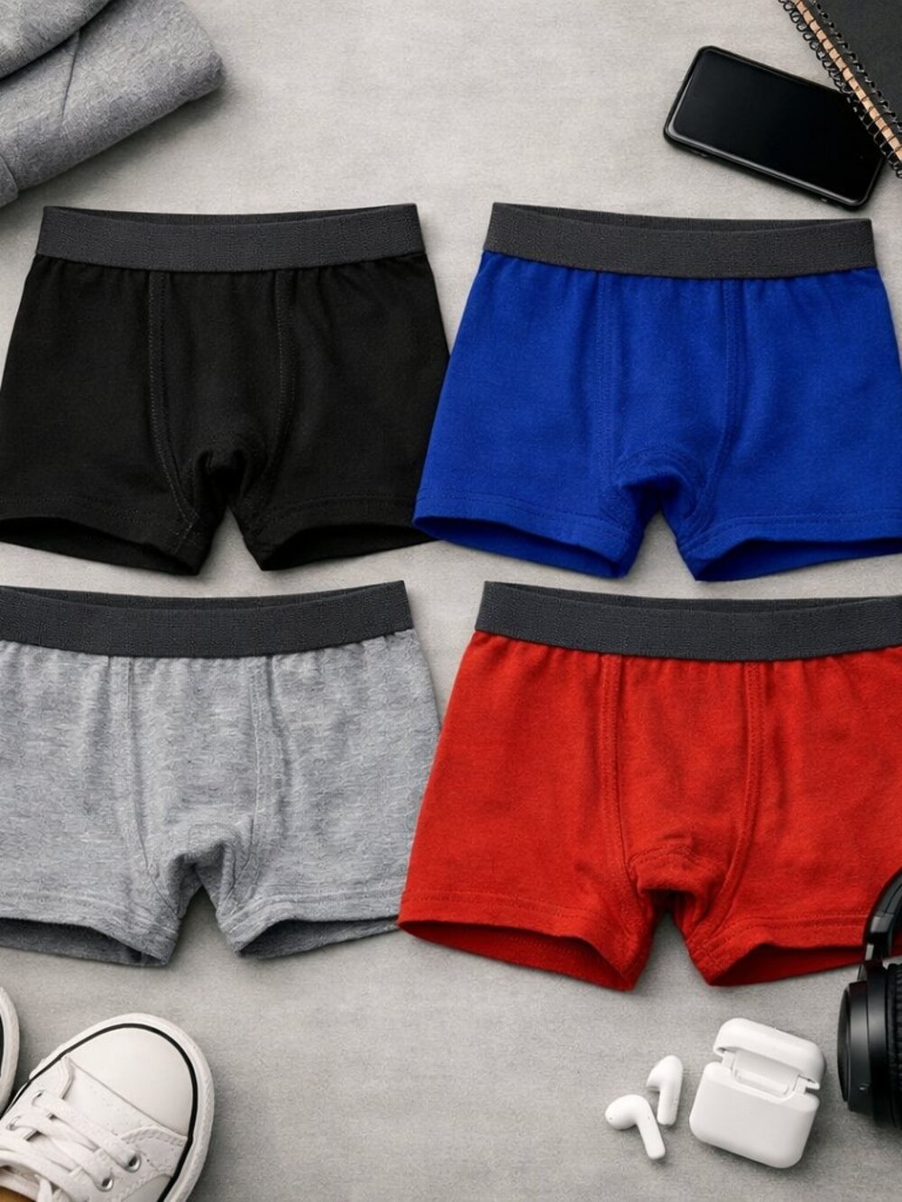 Cat & Jack Boys Boxer Briefs – Size L (12/14) – Assorted Colors